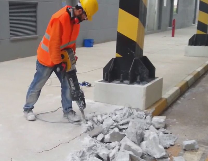 Kompresör İle Beton Kırma